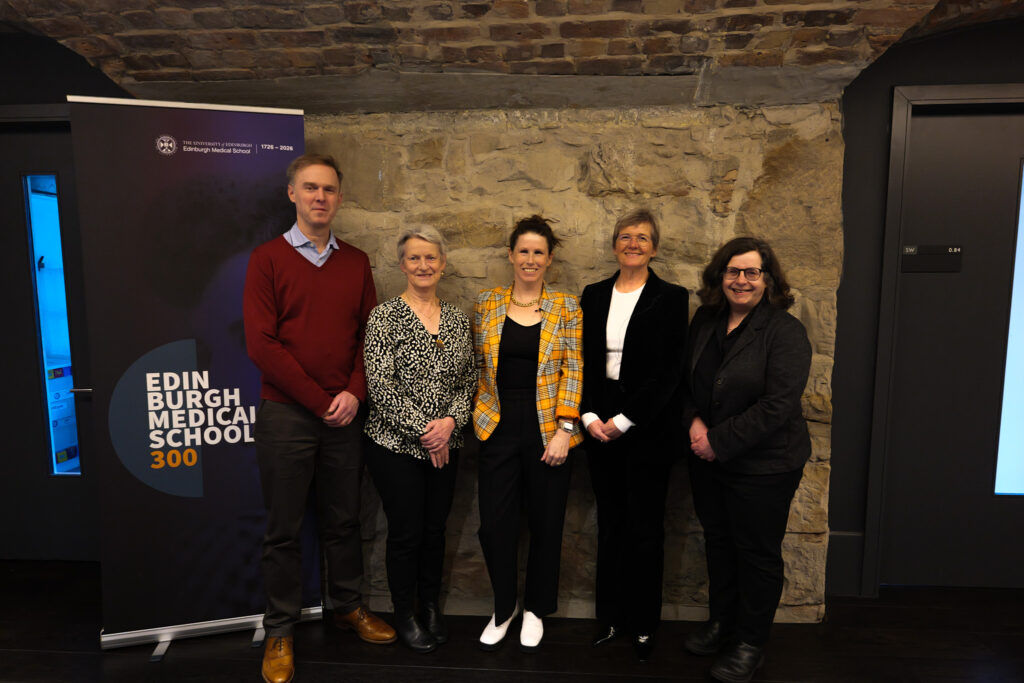 Caroline Criado Perez with Edinburgh University Senior Leadership Team