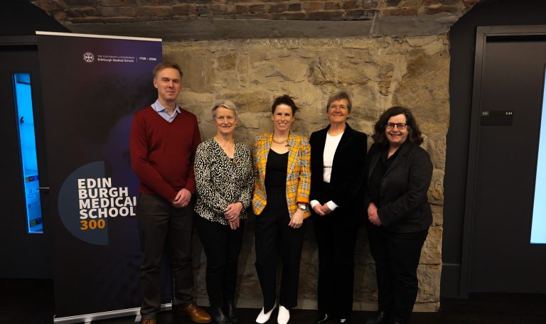 Caroline Criado Perez with Edinburgh University Senior Leadership Team